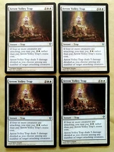 4x Arrow Volley Trap - MTG Zendikar ZEN Uncommon Excellent (EX) - Imagen 1 de 1