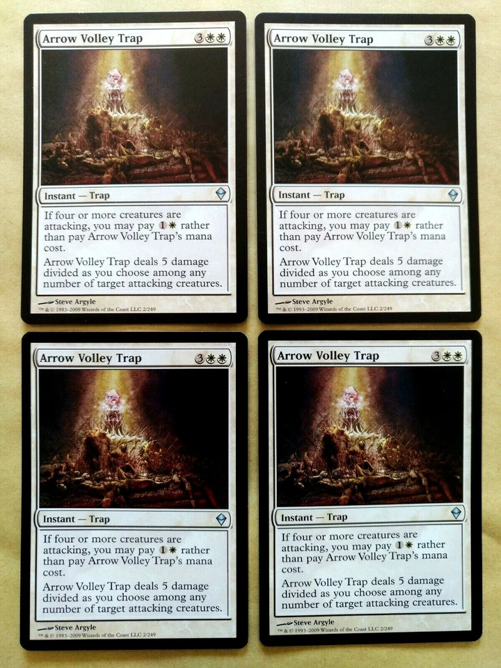 4x Arrow Volley Trap - MTG Zendikar ZEN Uncommon Excellent (EX) - Imagen 1 de 1