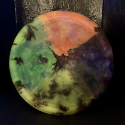 USED Innova U-DYE Champion Roadrunner 176g MultiColor Golf Disc 9.5/10 Inked - Image 1 of 2