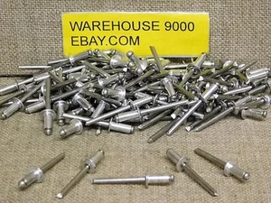 100 Blind Rivets Auveco 8311 Similar to: POP-AD64ABS & Marson-AB6-4A Universal - Foto 1 di 6