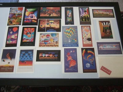 19 ALBUQUERQUE INTERNATIONAL BALLOON FIESTA POSTER POST CARDS  1979-1997 - Image 1 of 4