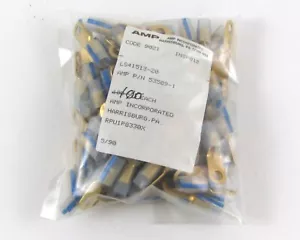 Lotto (100) 53509-1 AMP LS41513-20 Tyco Terminale Anello Placcato Oro Industriale - Foto 1 di 4