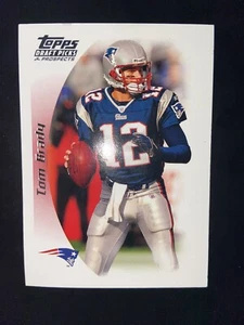 TOM BRADY 2005 TOPPS DRAFT PICKS & PROSPECTS PATRIOTS #45 - Picture 1 of 3