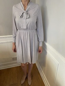 Adrianna Papell Jersey Dress 12 UK (M) Tie Neck BNWT New with tag RRP $99.00 - Picture 1 of 9