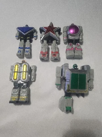 Vintage Power Rangers Zeo Mmpr Super Zeo Megazord Zord Lot Of 5 SEE DESCRIPTION Cover