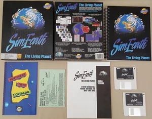 Juego SimEarth © 1992 Maxis & Broderbund para Commodore Amiga 500 1000 1200 2000 - Imagen 1 de 7