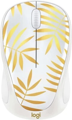 Logitech Design Collection Limited Edition Wireless Mouse Bamboo 910-006614 NEW - Image 1 of 4