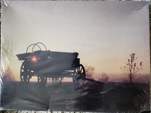 Vintage Sealed Wagon at Sunrise Puzzle 1980 Emmerling American Country Series - Picture 1 of 3