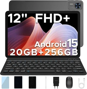 DOOGEE T36 Tablet PC 12" 2,4K, Android 15 20GB+256GB 8800mAh 4G LTE WIFI tastier - Foto 1 di 7