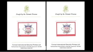 Granada 1988 Deporte Béisbol Americano EE. UU. Pájaros Águila Logo Raro Pruebas MNH - Imagen 1 de 3