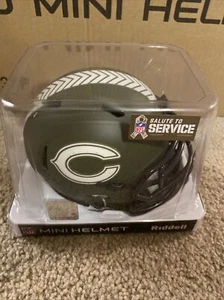 Chicago Bears Riddell 2022 Salute To Service Speed Mini Helmet - Picture 1 of 4