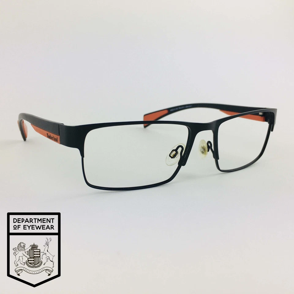 TIMBERLAND eyeglasses MATT BLACK RECTANGLE glasses frame MOD: TB 1274-1 25666809 - Image 1 of 4