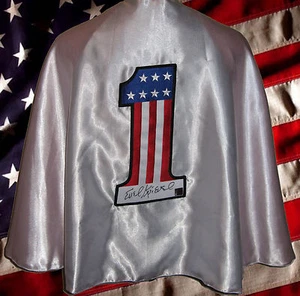 Capa Evel Knievel American Icon Autografiada Tamaño Completo América EE. UU. Prueba ASI - Imagen 1 de 4