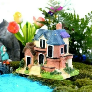 Micro Landscape Ornament Fairy Garden Villa Home Fish Tank Aquarium Decor Modern - Picture 1 of 12