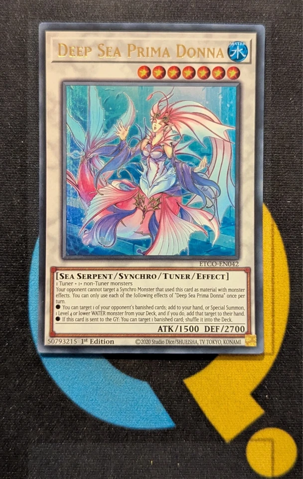 ETCO-EN042 Deep Sea Prima Donna Ultra Rare 1st Edition YuGiOh Card - Image 1 of 1