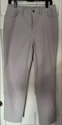 Pantalones de golf Nike Tour Repel para mujer talla 10 ajustados gris claro DX6086-019 NUEVOS CON ETIQUETAS Foto 1 de 3