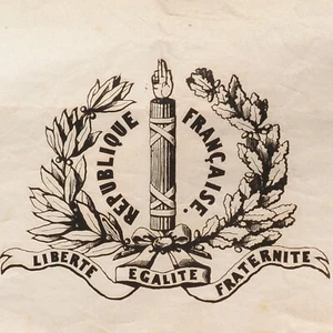 Rare Poster of The Army of Vosges Order of The General Staff 9 Dec 187O - Picture 1 of 4