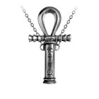 Alchemy Gothic Ankh of the Dead Necklace Hidden Dagger Fine English Pewter P221