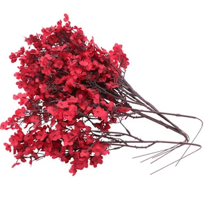 6pcs Artificial Flowers Outdoor Fake Plastic Plants Party Wedding Home Decor - Picture 1 of 7