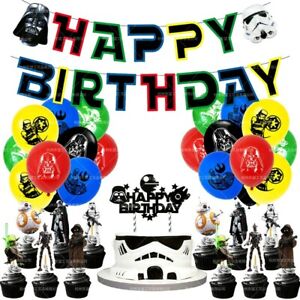 46PCS Star Wars Happy Birthday Party Set Party Supplies Decoration