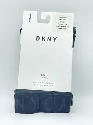 DKNY Cozy Comfortable Opaque Control Top Tights, Black, Small/Petite,DYF020,1 CT - Image 1 of 2