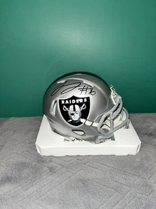 Mini casco autografato Jacobi Meyers con BAS - Foto 1 di 4