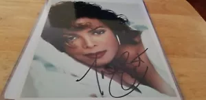 Janet Jackson Hand Signed Autograph 8x10 Photo Authenticated includes COA - Picture 1 of 4