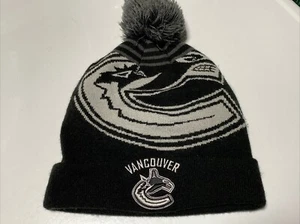 Vancouver Canucks NHL Hockey New Era Gorro Toque Gorra Negro Orca Talla Única - Imagen 1 de 8
