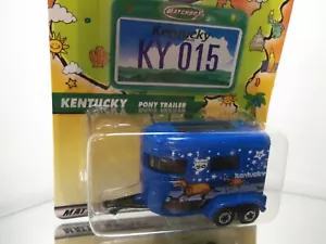 2001 Matchbox 50th Birthday Series Pony Trailer #15 / Kentucky - 1/64 Scale - Picture 1 of 3