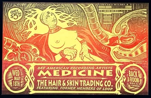 Póster de medicina The Hair & Skin Trading Company Loop 1994 firmado Craig Oelrich - Imagen 1 de 2