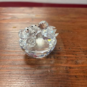 Swarovski Birds Nest Exquisite Accents Figurine - Picture 1 of 4