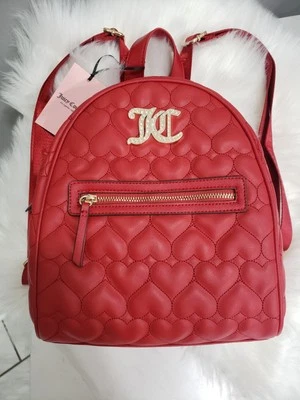 NUEVO CON ETIQUETAS Juicy Couture Straight From The Heart Mochila Cartera y2k San Valentín Foto 1 de 4