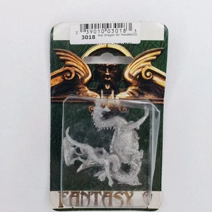 RAFM 3018 War Dragon w/ Handler (2) Metal Fantasy Minis NIB OOP - Picture 1 of 4