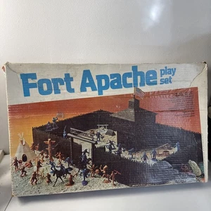 Juego Vintage Marx Fort Apache 4202 Incompleto 1978 Vaqueros e Indios - Imagen 1 de 9