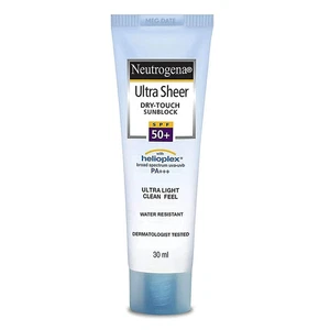 Neutrogena Ultra sher Sunscreen SPF 50+Ultra light for oily and dry skin 30ml - Picture 1 of 4
