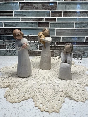 Willow Tree Figurines Angels of Healing, Friendship and Caring by Susan Lordi - Image 1 of 4