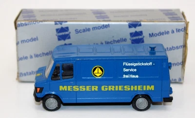 Conrad 1604 Mercedes Van Messer Griesheim 1:50 Западная Германия почти как новый в коробке 1980-е - Изображение 1 из 4