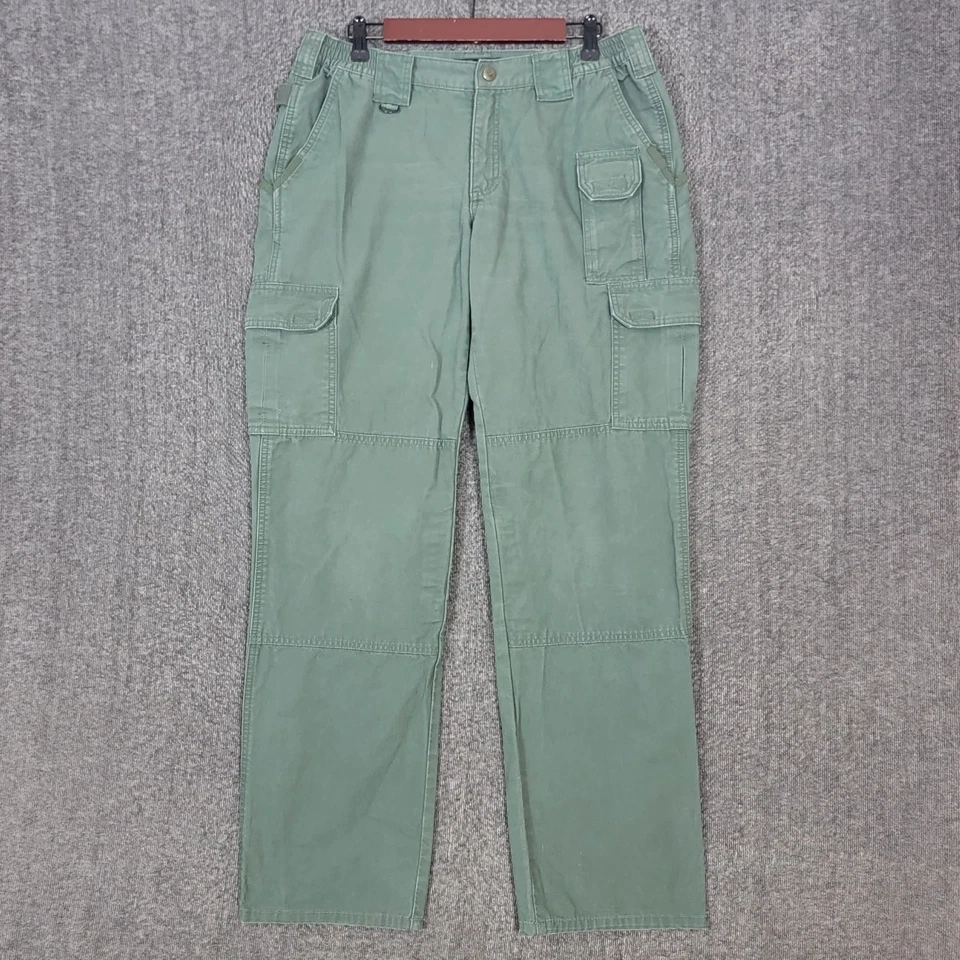 Pantalones cargo tácticos 5.11 para mujer 12 verde oliva utilitarios 32x33 estilo #64358 Foto 1 de 4