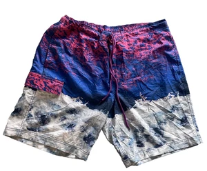 Vintage George Hawaiian Shorts Multi-coloured Pattern Size XL (40-42) - Picture 1 of 10