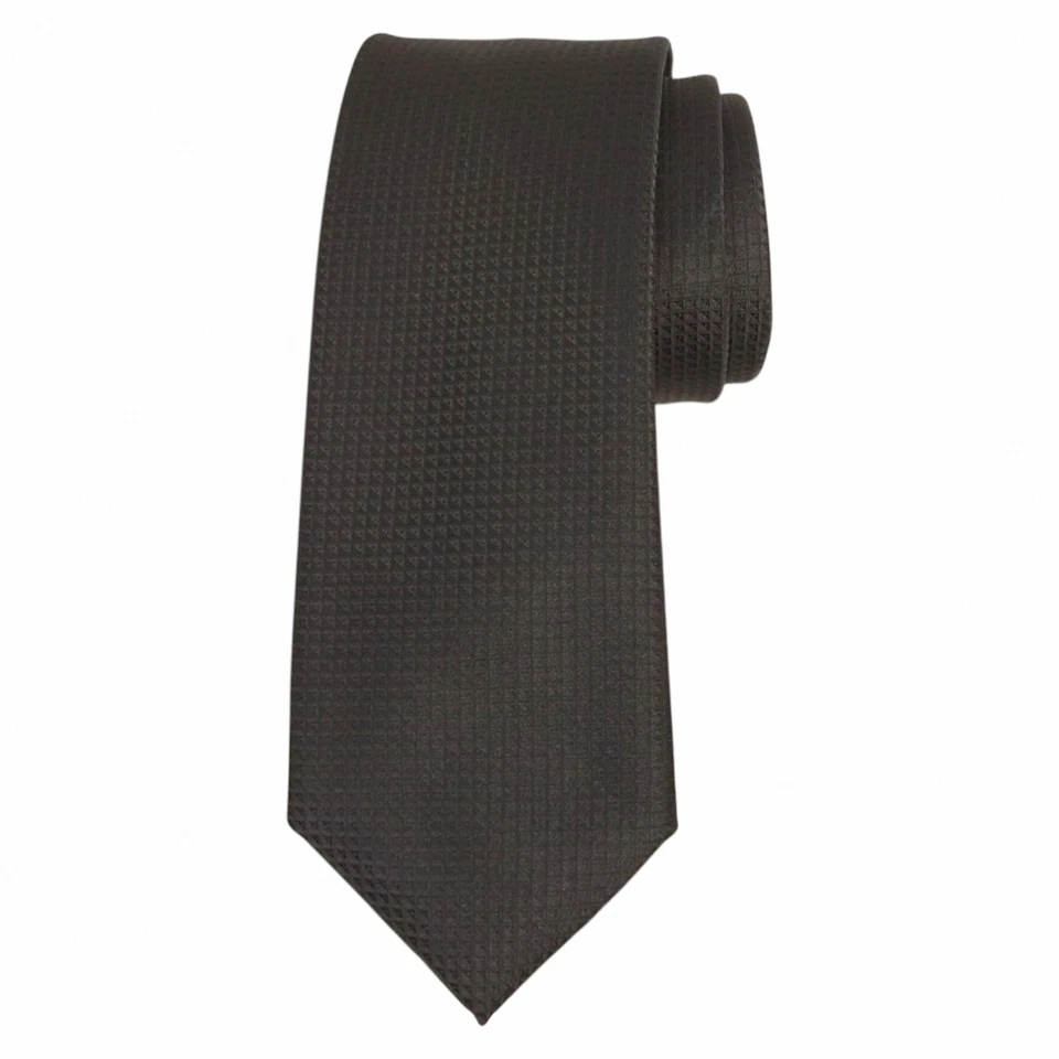 Alfani Men's Performance Tie Windhill Solid Textured - Black