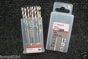 BOSCH   5.5MM  HSS-G JOBBER METAL DRILL BITS 2608595064 x 10 - Picture 1 of 1