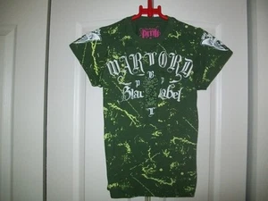 BLAC LABEL OLIVE CROSS CUT OUT IN CENTER SHSL TEE- MEDIUM - Picture 1 of 1