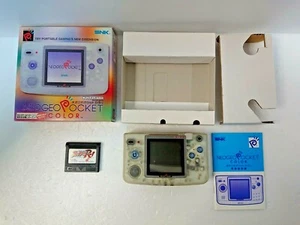 NeoGeo Pocket Color Console Clear SNK King of Fighters R-1 Japan Box Manual - Picture 1 of 12