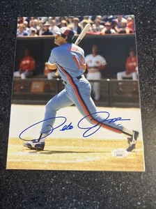 PETE ROSE signed EXPOS 8x10 Photo!  JSA CERTIFIED (1) - Picture 1 of 2