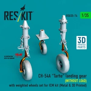 1:35 CH-54A "Tarhe" landing gear (WITHOUT LOAD) with weighted wheels set for ICM - Picture 1 of 3