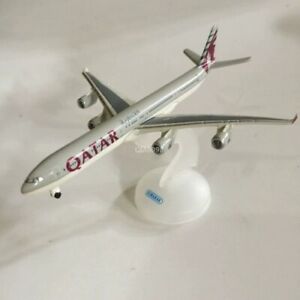 Skala 1:600 QATAR Airways Airbus A340-600 Samolot pasażerski Model odlewany ciśnieniowo