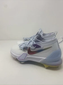 Nike Air Force Zoom Trout 9 Elite Baseball Cleats Metal Mens Size 7 FV4575-106 - Picture 1 of 6