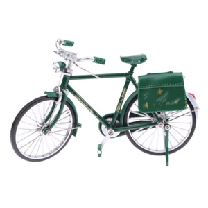 Modelo 1:10 Mini Bicicleta Retro Diecast Bicicleta de Montaña Metal ¡Con Bomba de Inflado! - Imagen 1 de 14