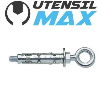 TASSELLI IN LAMIERA AD OCCHIO CHIUSO Ø 10-12-15 - CON DADO E RONDELLA - Immagine 1 di 4