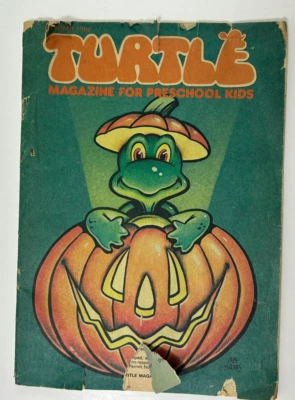 Turtle Magazine for PreSchool Kids (Vintage Oct 1982) AS-IS damaged - Image 1 of 4